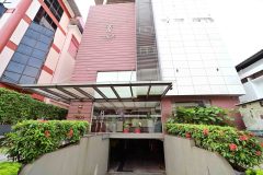 Front view and entrance